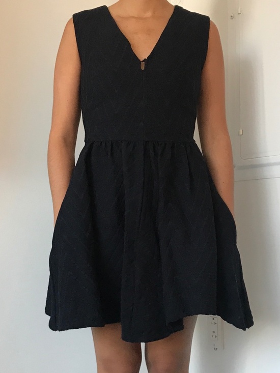 Maje A-Line Dress Size 1 / Small in Navy Blue - Picture 1 of 2